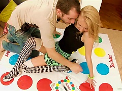 19yo A Sweet Teen Gets Fucked After Playing A Twister