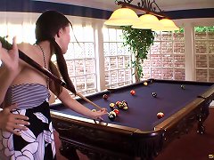 19yo Milf Seduces The Pool Playing Teen For A Hot Lesbian Screw